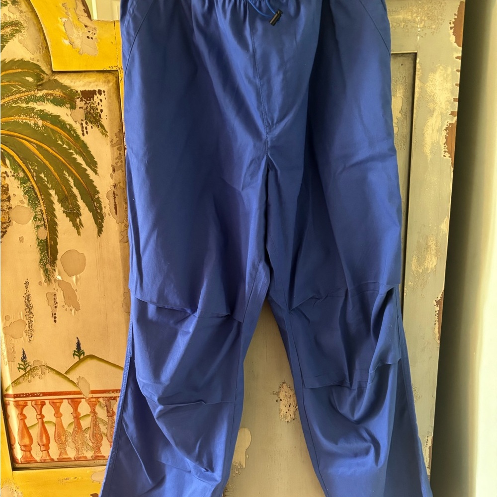 love, Fire Royal Blue Women's Cargo Jumpsuit Pants